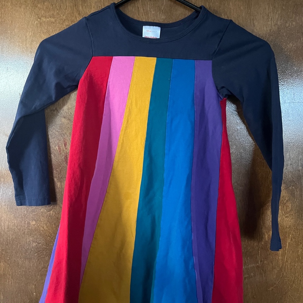 Hannah Anderson rainbow dress size 6-7